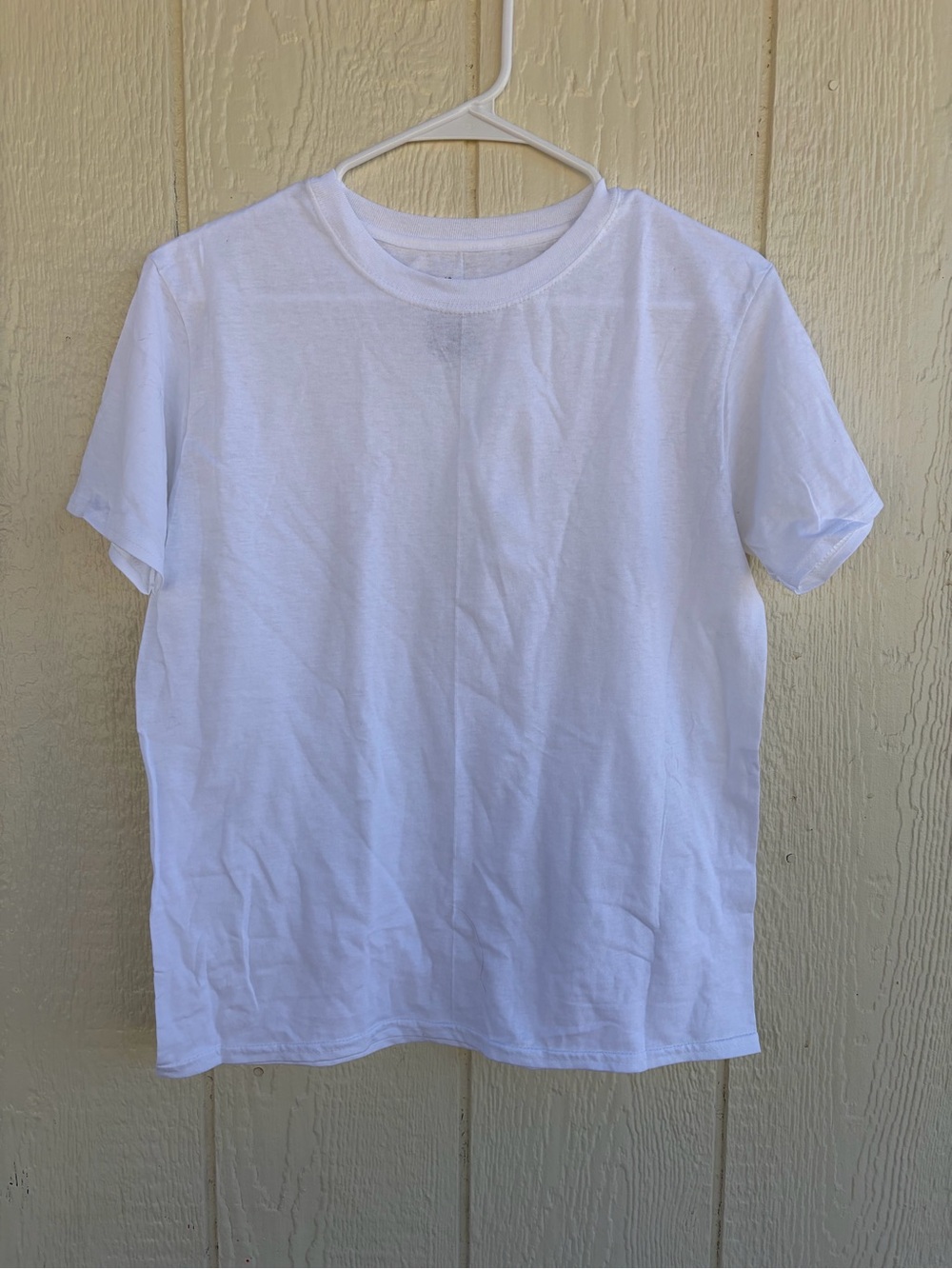 White Big Boy’s Crew Neck T-Shirt - Classic Casual Size XL